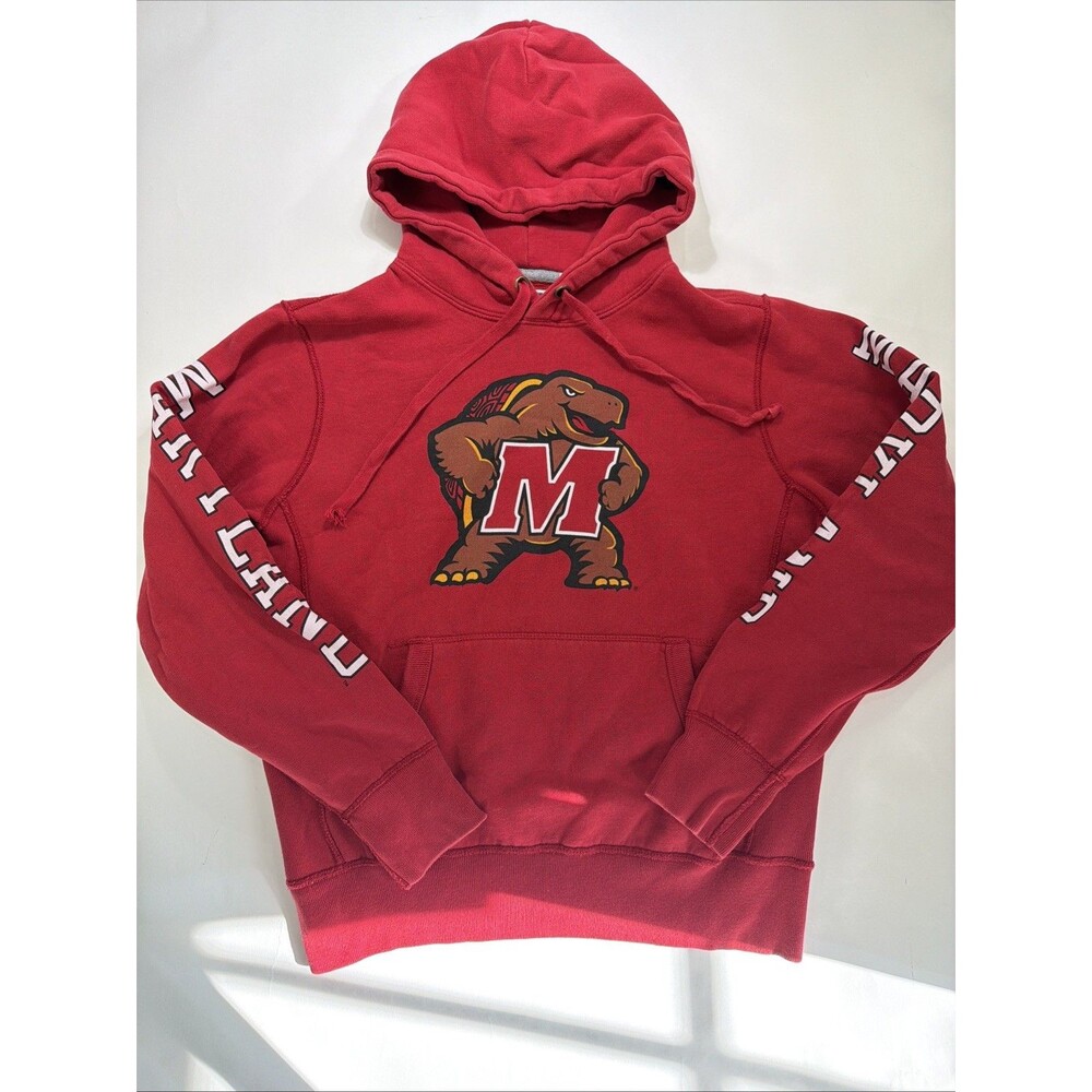 University Of Maryland Terrapins Hoodie Size Medium